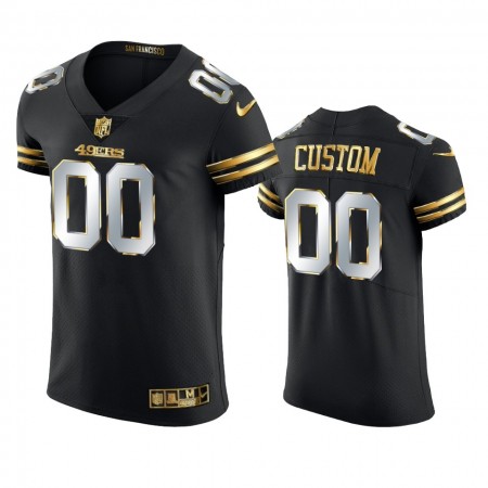 Camiseta Hombre NFL San Francisco 49ers Personalizar Negro Golden Edition
